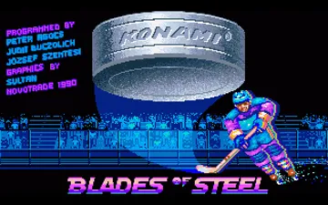 Blades of Steel screen shot title